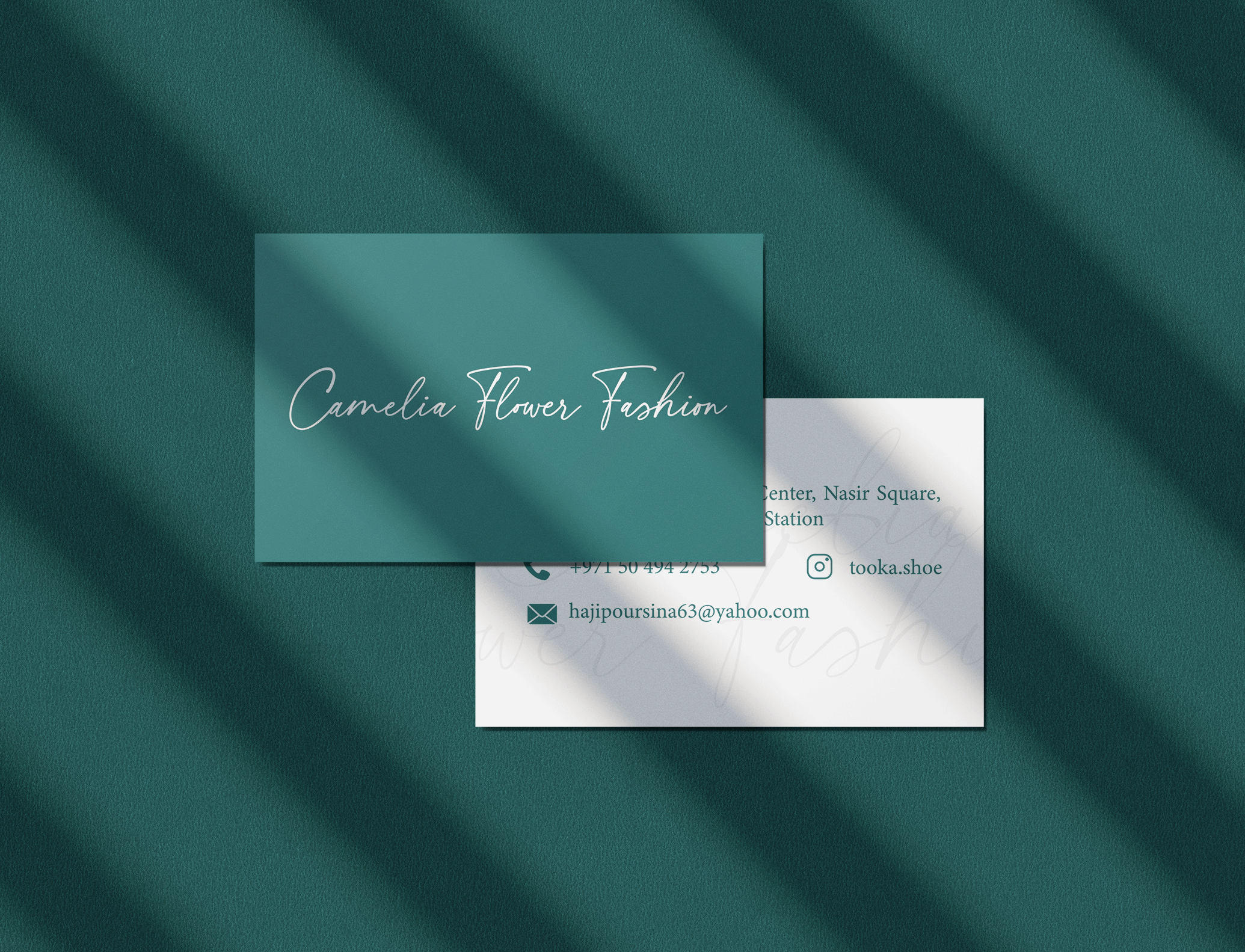 Camila Flower Fashion business card